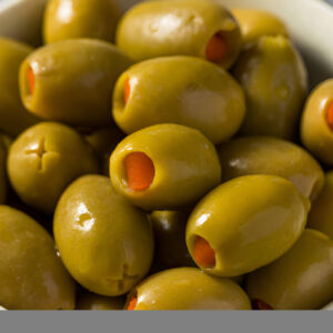 Green Olives Stuffed With Carrots