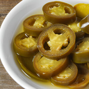 sliced jalapeño peppers